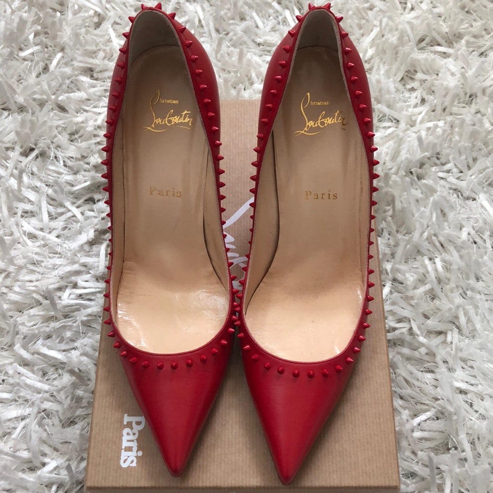 Christian Louboutin Red Anjalina Heels